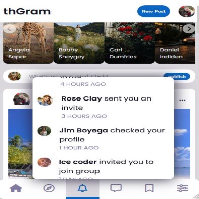 social media website